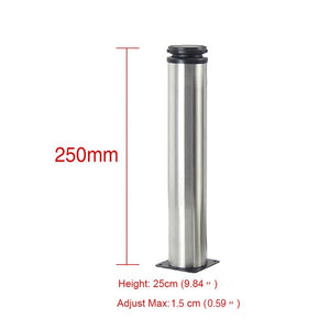 1Pcs 5CM-35CM Furniture Adjustable Cabinet Legs Stainless Steel Furniture Legs Cabinet Table Sofa Bed Feet Furniture Legs Feet